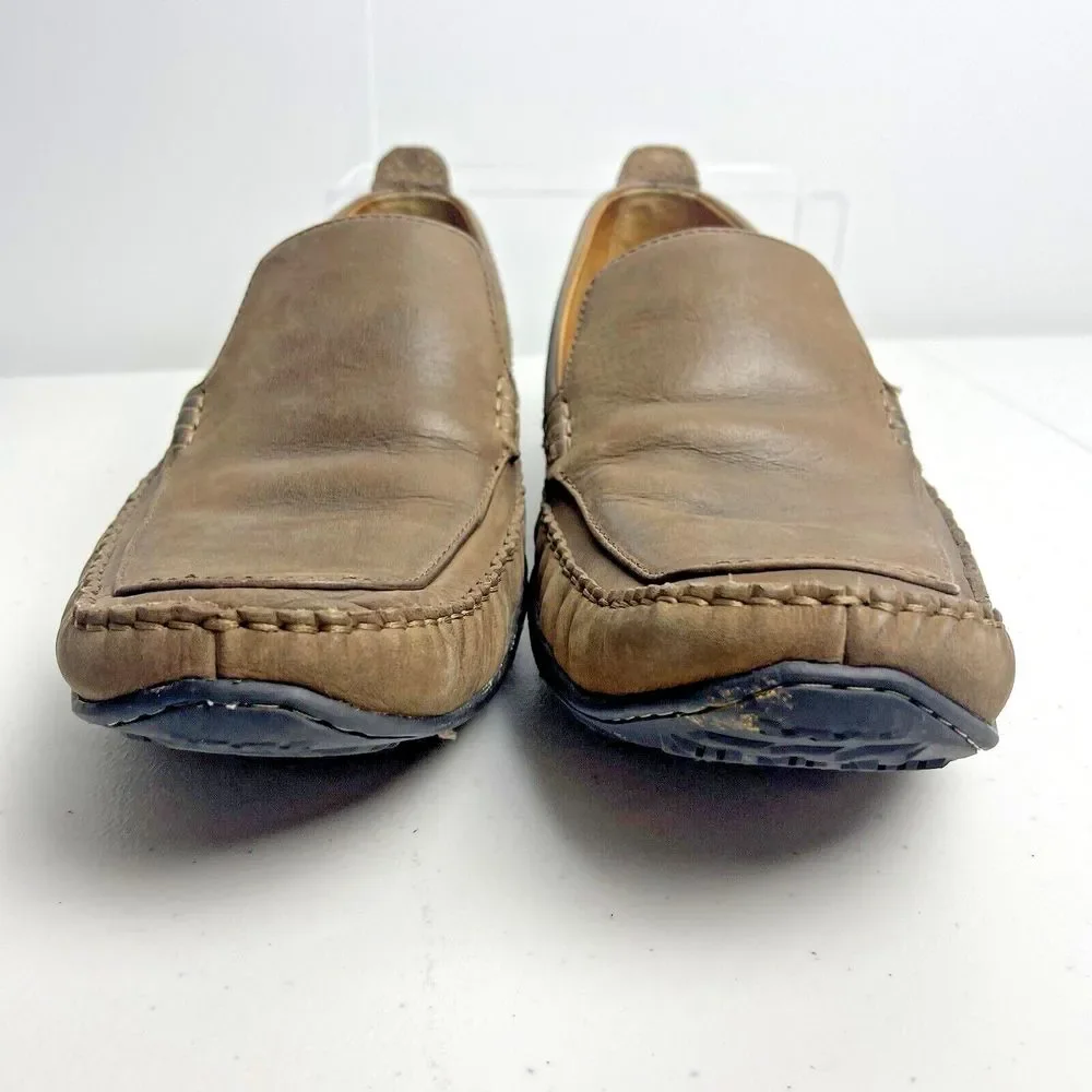 Timberland Driving Loafers Casual Slip-On Comfort Brown Leather Mens Size‎ 14M